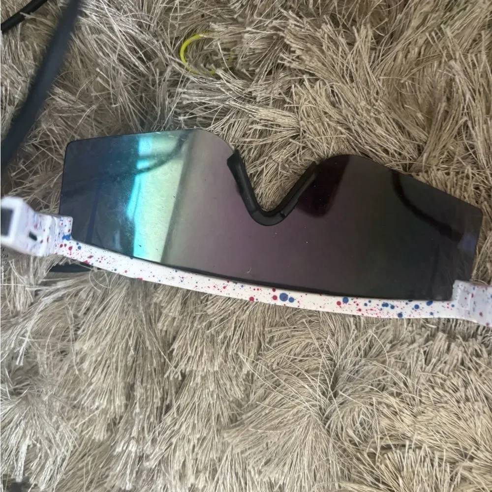 Pit Viper Sunglasses mirror oversized frames eye wear aviator accessory glasses